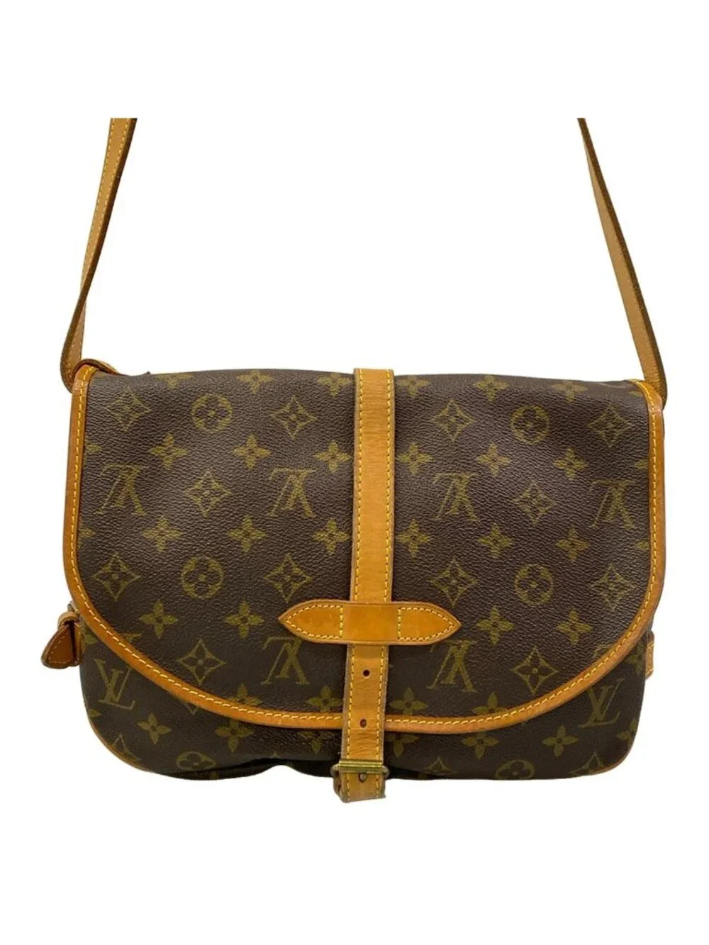 Louis Vuitton Shoulder Bag Monogram Saumur 30 Screw Removal